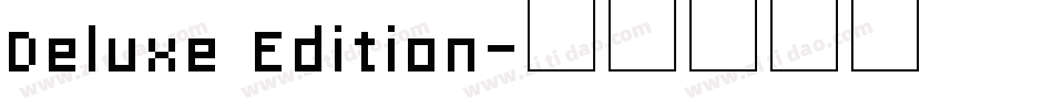 Deluxe Edition字体转换